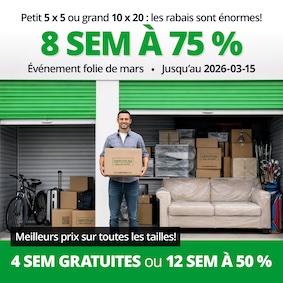 Depotium Mini Entrepôt - Joliette Promotion