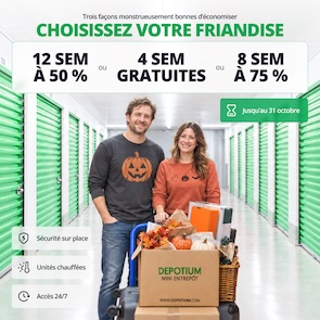Depotium Mini Entrepôt - Joliette Promotion