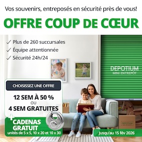 Depotium Mini Entrepôt - Joliette Promotion