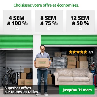 Depotium Mini Entrepôt - Joliette Promotion