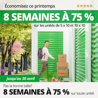 Depotium Mini Entrepôt - Joliette Promotion