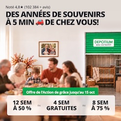 Depotium Mini Entrepôt - Joliette Promotion