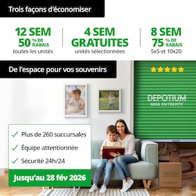 Depotium Mini Entrepôt - Joliette Promotion